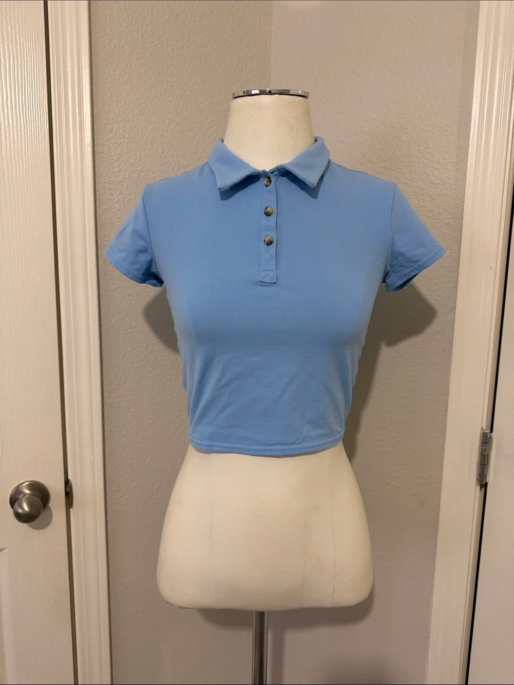 Alo Yoga Choice Polo Cropped Stretch Athleisure